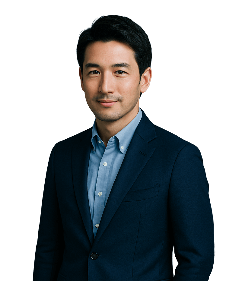 スーツ姿の男性